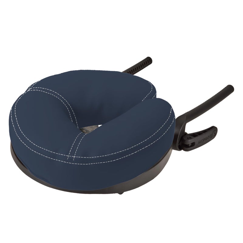 EarthLite Massage Table Face Cradle Caress - Self-Adjusting, Innovative Headrest with Luxurious Strata Face Pillow, Mystic Blue - Image 1
